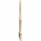 Ekena Millwork Saratoga Rough Sawn Timber Gable Bracket, Douglas Fir, 84"W x 45"H x 2"D x 6"F, 13/12 Pitch GBW084X45X0206SAR00RDF - alternate 3
